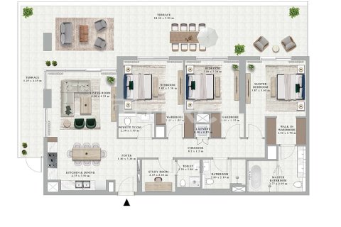 Appartement à Dubai Hills Estate, Dubai, 2 chambres, 110 m², № 9315 - photo 9