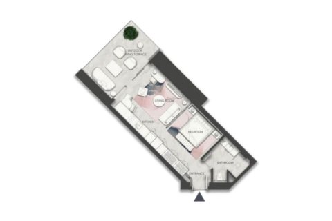Apartment in SLS TOWER in Elite Downtown, Dubai studio, 63 sq.m. № 31003 - photo 2