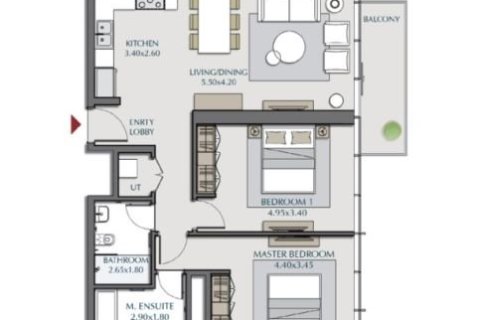 Penthouse à Zabeel, Dubai, 1 chambre, 69 m², № 104025 - photo 4