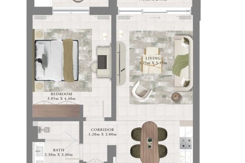 Apartment in AEON in Dubai Creek Harbour (The Lagoons), Dubai 1 bedroom, 92 sq.m. № 104018 - photo 9