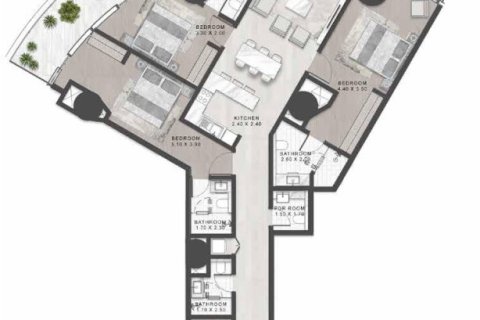 شقة في CASA DAMAC TOWER في Al Sufouh, دبي 1غرف نوم, 76 م² رقم 104016 - صورة 4