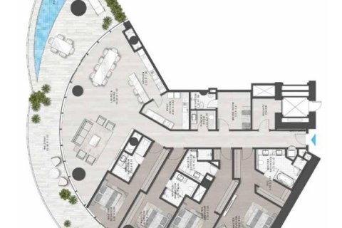 شقة في CASA DAMAC TOWER في Al Sufouh, دبي 1غرف نوم, 76 م² رقم 104016 - صورة 3