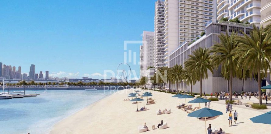 Квартира в EMAAR Beachfront, Dubai Harbour, Дубай, 2 спальни, 129м², № 19182