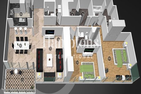 Apartamento en Jumeirah Beach Residence, Dubai, 2 dormitorios, 151.98930800 m², № 63186 - foto 17