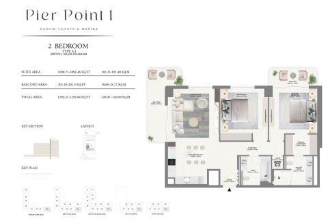 Apartment in Mina Rashid, Dubai 1 bedroom, 72 sq.m. № 103500 - photo 4