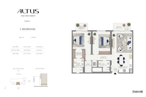 Apartment in Dubai Creek Harbour, Dubai Creek Harbour (The Lagoons), Dubai 1 bedroom, 62 sq.m. № 103502 - photo 3