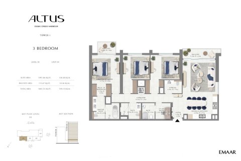Apartment in Dubai Creek Harbour, Dubai Creek Harbour (The Lagoons), Dubai 1 bedroom, 62 sq.m. № 103502 - photo 2