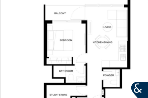 Appartement à SOBHA ORBIS à Motor City, Dubai, 1 chambre, 57 m², № 79273 - photo 12