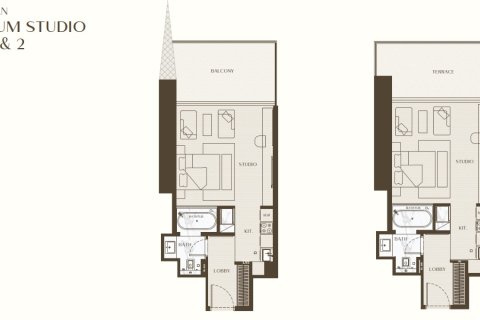 Apartment in Business Bay, Dubai studio, 60 sq.m. № 6259 - photo 2