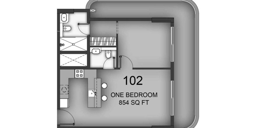 Appartement à Aizel Tower à International City, Dubai, 1 chambre, 79.34 m², № 40079