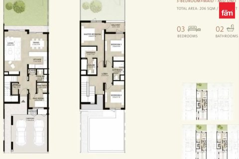 Villa à Dubai, 3 chambres, 168 m², № 11183 - photo 12