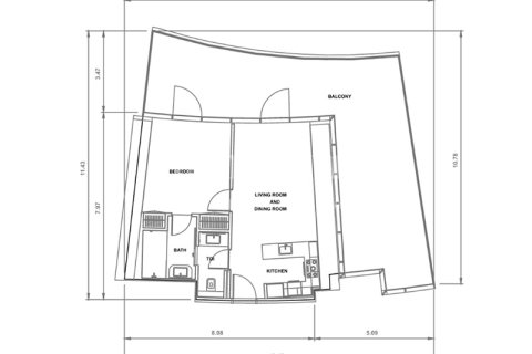 Снять в аренду квартиру в Dubai Harbour, Дубай: 1 спальня, 119.65906400м², № 63816 - фото 4