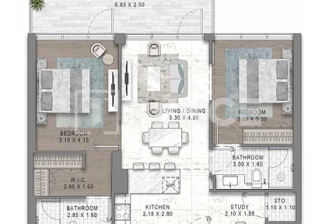 Apartment in DAMAC Hills (Akoya by DAMAC), Dubai 1 bedroom, 65 sq.m. № 137885 - photo 18