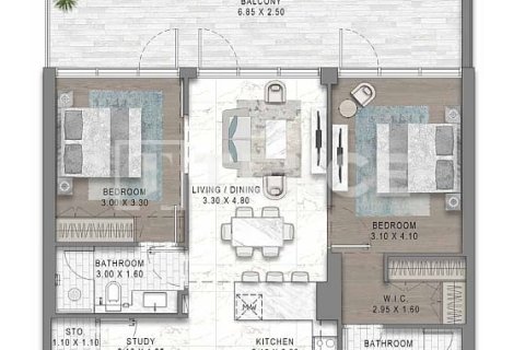 Apartment in DAMAC Hills (Akoya by DAMAC), Dubai 2 bedrooms, 99 sq.m. № 137886 - photo 17