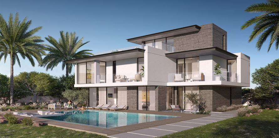 Вилла в The Valley, Дубай, 5 спален, 929.4м², № 3480