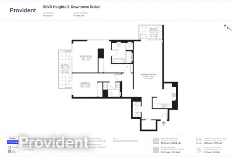 Apartamento en Downtown Dubai (Downtown Burj Dubai), Dubai, 2 dormitorios, 146.5 m², № 3223 - foto 13