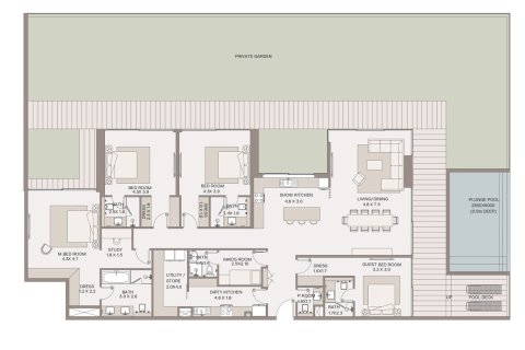 Apartment in Dubai 1 bedroom, 105 sq.m. № 103636 - photo 2