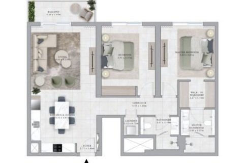 Apartment in Dubai Hills Estate, Dubai 1 bedroom, 71 sq.m. № 103637 - photo 3