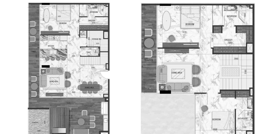 Duplex in Sky Livings in Jumeirah Village Circle, Dubai 3 bedrooms, 268.03 sq.m. № 31296