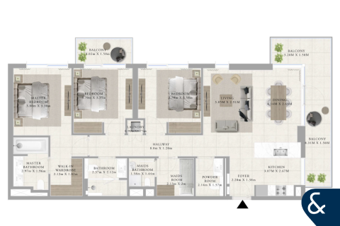 شقة في Dubai Hills, دبي هيلز استيت, دبي 3 غرف نوم, 147 م² رقم 75033 - صورة 10