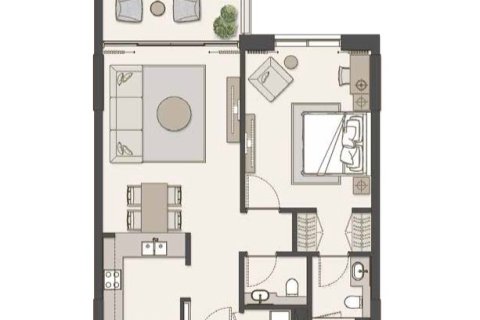 Apartamento en Dubai, 1 dormitorio, 86 m², № 103743 - foto 4