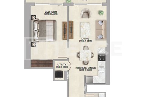 Apartment in Jumeirah Lake Towers, Dubai 1 bedroom, 46 sq.m. № 115342 - photo 12
