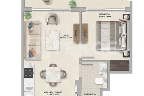 Apartment in Jumeirah Lake Towers, Dubai 1 bedroom, 46 sq.m. № 115342 - photo 10