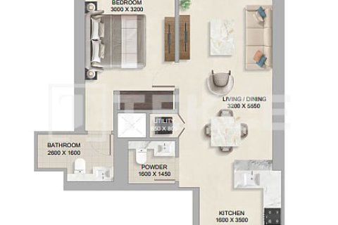 Apartment in Jumeirah Lake Towers, Dubai 1 bedroom, 46 sq.m. № 115342 - photo 11