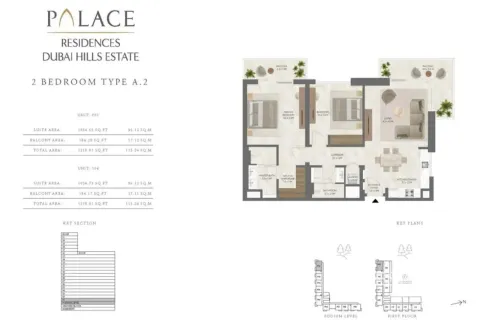 Appartement à Dubai Hills Estate, Dubai, 2 chambres, 112 m², № 122415 - photo 15