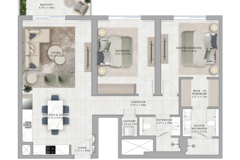 Apartment in Dubai Hills Estate, Dubai 1 bedroom, 65 sq.m. № 92479 - photo 4