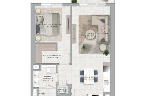 Apartment in Dubai Hills Estate, Dubai 1 bedroom, 65 sq.m. № 92479 - photo 5