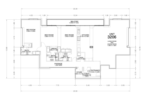 Apartamento en Dubai Marina, Dubai, 1 dormitorio, 149 m², № 92475 - foto 6
