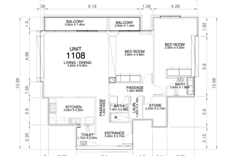Apartamento en Dubai Marina, Dubai, 1 dormitorio, 149 m², № 92475 - foto 7