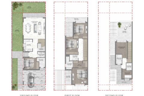 Купить таунхаус в Damac Lagoons, Дубай: 4 спальни, № 92474 - фото 4