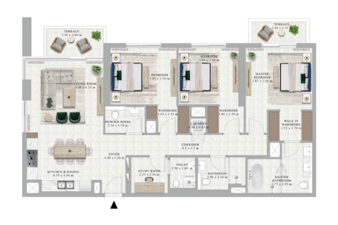 Apartment in Dubai Hills Estate, Dubai 1 bedroom, 69 sq.m. № 92480 - photo 6