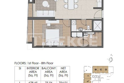 Apartment in Jumeirah Village Circle, Dubai 1 bedroom, 65 sq.m. № 101185 - photo 8