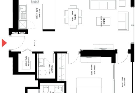 Apartamento en Mohammed Bin Rashid City, Dubai, 1 dormitorio, 69.4 m², № 49786 - foto 10