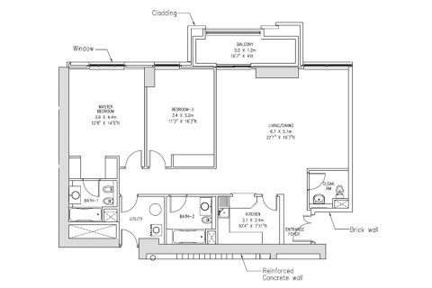 Appartement à Jumeirah Beach Residence, Dubai, 2 chambres, 125 m², № 91489 - photo 19