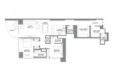 Apartment in Mohammed Bin Rashid City, Dubai 2 bedrooms, 140.7 sq.m. № 77251 - photo 14