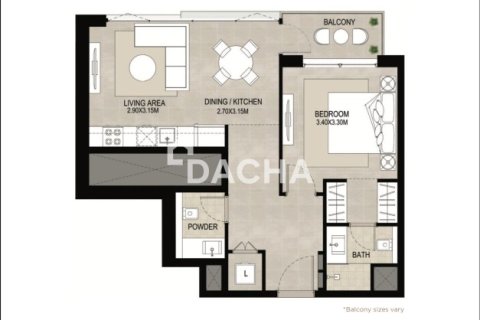 Apartment in Town Square, Dubai 1 bedroom, 64 sq.m. № 115686 - photo 13