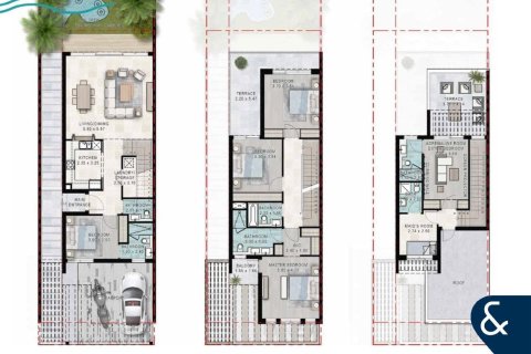 Купить таунхаус в Damac Lagoons, Дубай: 5 спален, 298м², № 75069 - фото 11