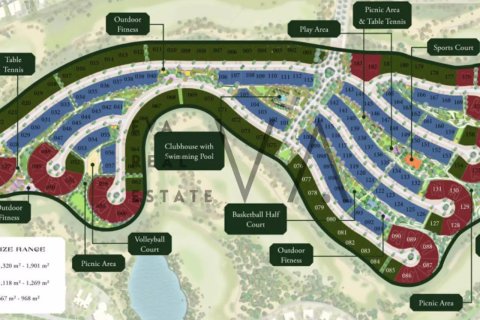 Villa en Emerald Hills, Dubai Hills Estate, Dubai, 6 dormitorios, 880 m², № 37284 - foto 8