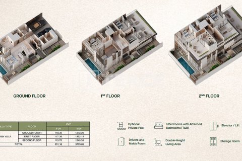 Villa en Dubai, 6 dormitorios, 352 m², № 111389 - foto 3