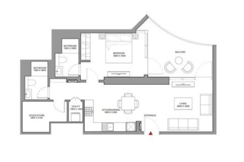 Apartment in Dubai 1 bedroom, 51 sq.m. № 103605 - photo 3