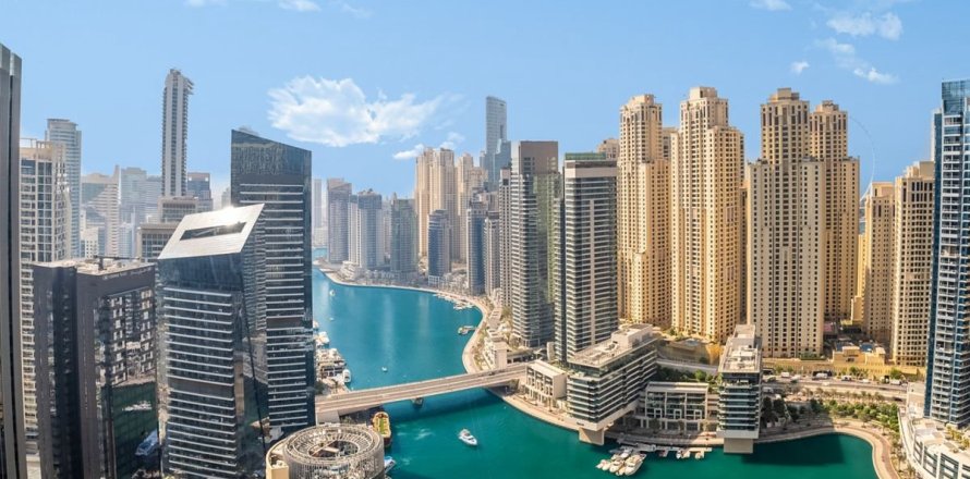 Appartement à Dubai Marina, Dubai, 1 chambre, 81.1 m², № 77658