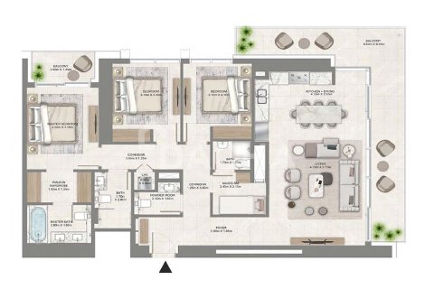 Apartamento en Dubai, 3 dormitorios, 172.4 m², № 6909 - foto 10