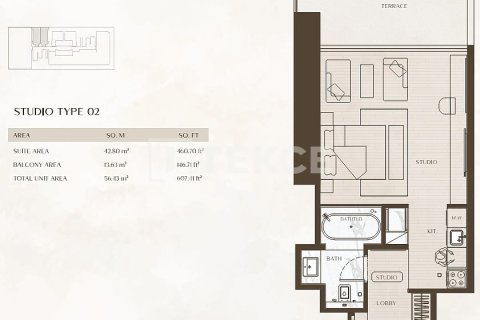 Купить квартиру в Бизнес-Бэе, Дубай: 1 спальня, 72м², № 6230 - фото 14