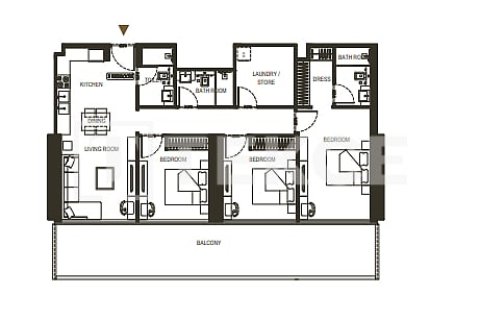 Купить квартиру в Dubai Sports City, Дубай: 3 спальни, 143м², № 10108 - фото 25