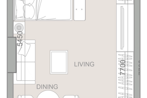 Купить квартиру в Дубае: студию, 41м², № 18263 - фото 2