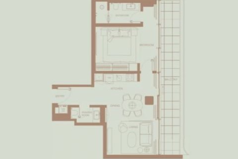 Apartment in EDEN HOUSE THE PARK in Al Wasl, Dubai 1 bedroom, 84 sq.m. № 103914 - photo 5